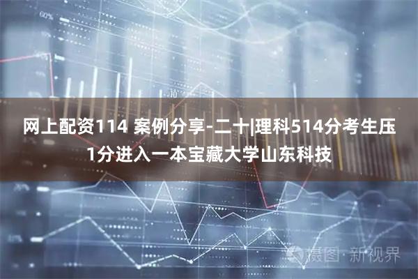 网上配资114 案例分享-二十|理科514分考生压1分进入一本宝藏大学山东科技